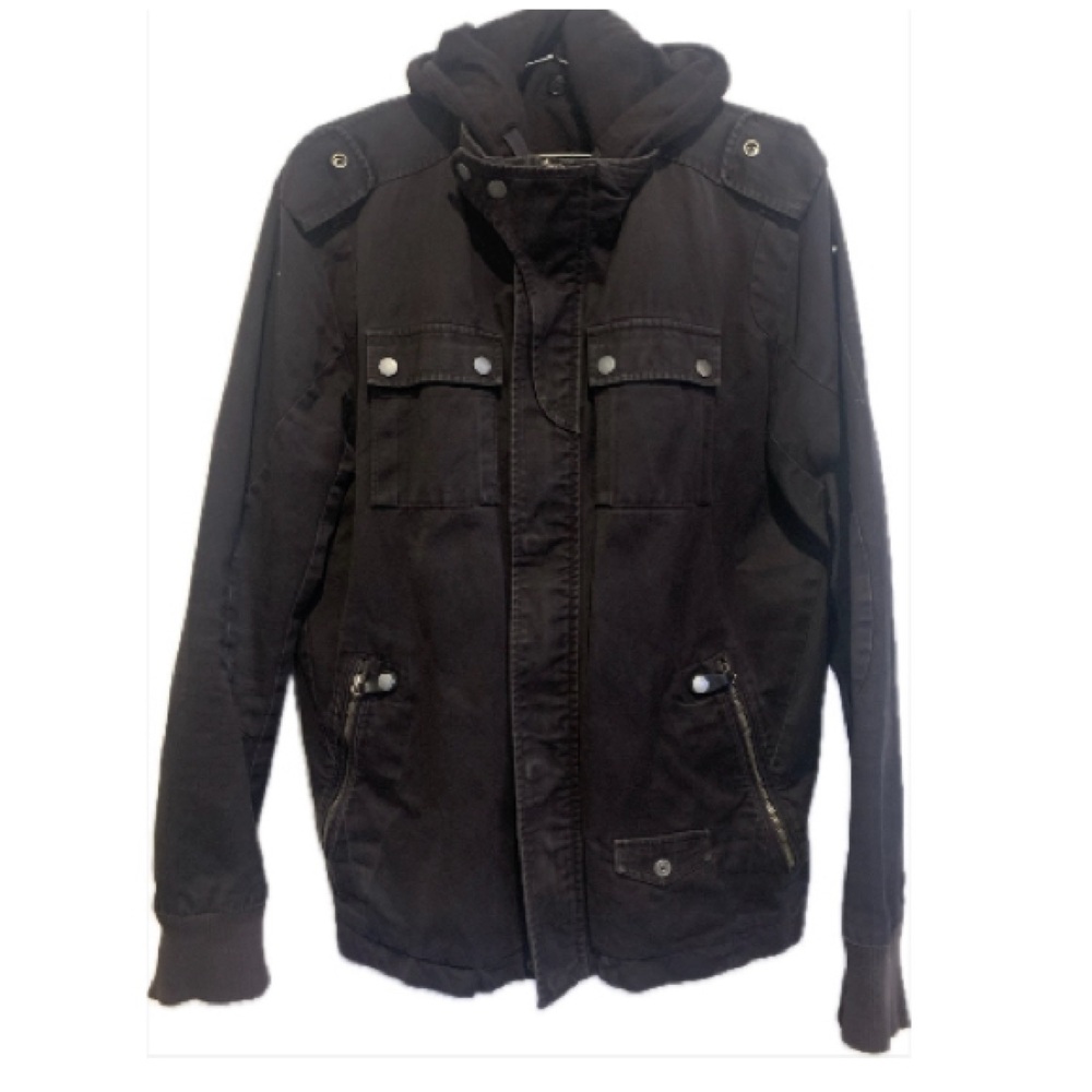 Diesel Black Military Field Jacket